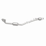 MagnaFlow 5481334 carb manifold converter, side view of the turntable spin