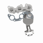 MagnaFlow 50687 hm grade manifold converter, opposite side view of the turntable spin