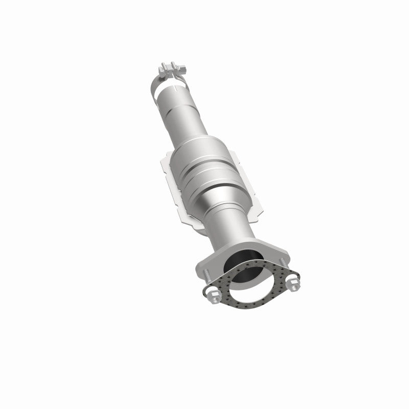 MagnaFlow 52107 oem grade direct-fit catalytic converter, opposite side view of the turntable spin