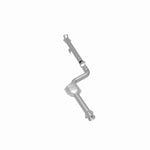 MagnaFlow 24276 hm grade direct-fit catalytic converter, rear three-quarter view of the turntable spin