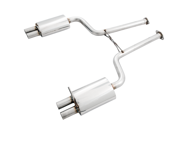 AWE Tuning B7 A4 2.0T Quattro Quad Tip Performance Exhaust - For Tiptronic Cars, Polished Silver Tips - autotalent