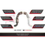 Fabspeed Sport Catalytic Converters for McLaren 650S 2014-2017