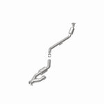 MagnaFlow 24272 hm grade direct-fit catalytic converter, rear view of the turntable spin
