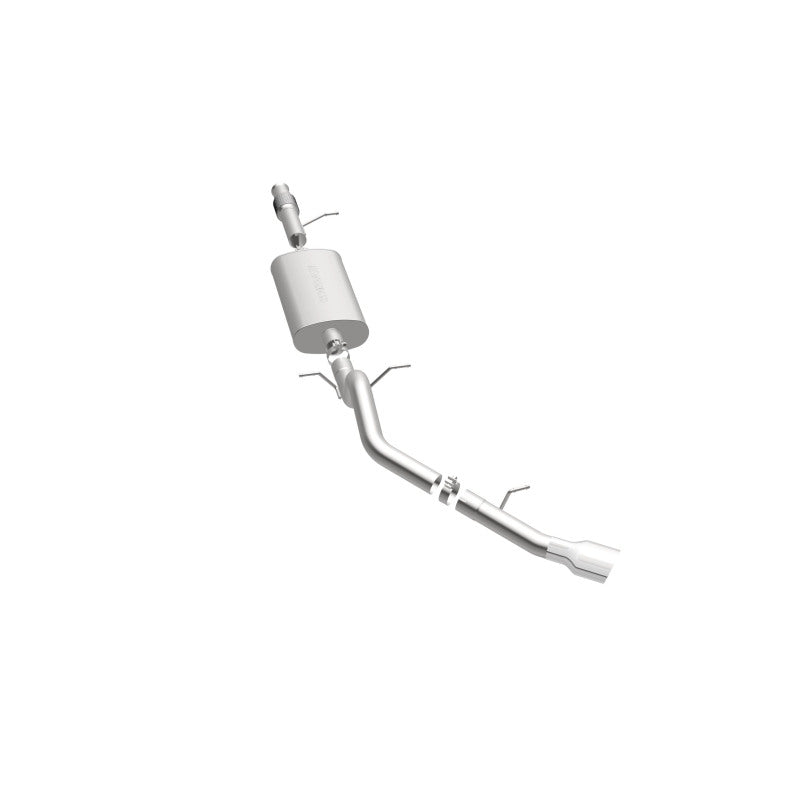 MagnaFlow 16564 street series cat-back exhaust, opposite side view of the turntable spin