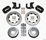 Wilwood Forged Dynalite P/S Rear Kit Drilled Rotor Mopar/Dana 2.36in Off w/Snap Ring Bearing