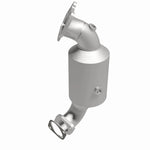 MagnaFlow 52227 oem grade manifold converter, rear three-quarter view of the turntable spin
