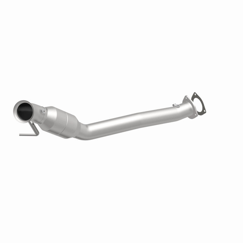 MagnaFlow 60507 oem grade direct-fit catalytic converter, front three-quarter view of the turntable spin
