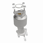 MagnaFlow 52006 oem grade direct-fit catalytic converter, front three-quarter view of the turntable spin