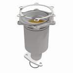 MagnaFlow 50212 hm grade direct-fit catalytic converter, front three-quarter view of the turntable spin