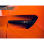 AutoTecknic Aero Replacement Carbon Fiber Fender Gills For BMW E90, E92, E93 M3 - AutoTalent