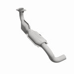 MagnaFlow 51238 oem grade direct-fit catalytic converter, front three-quarter view of the turntable spin