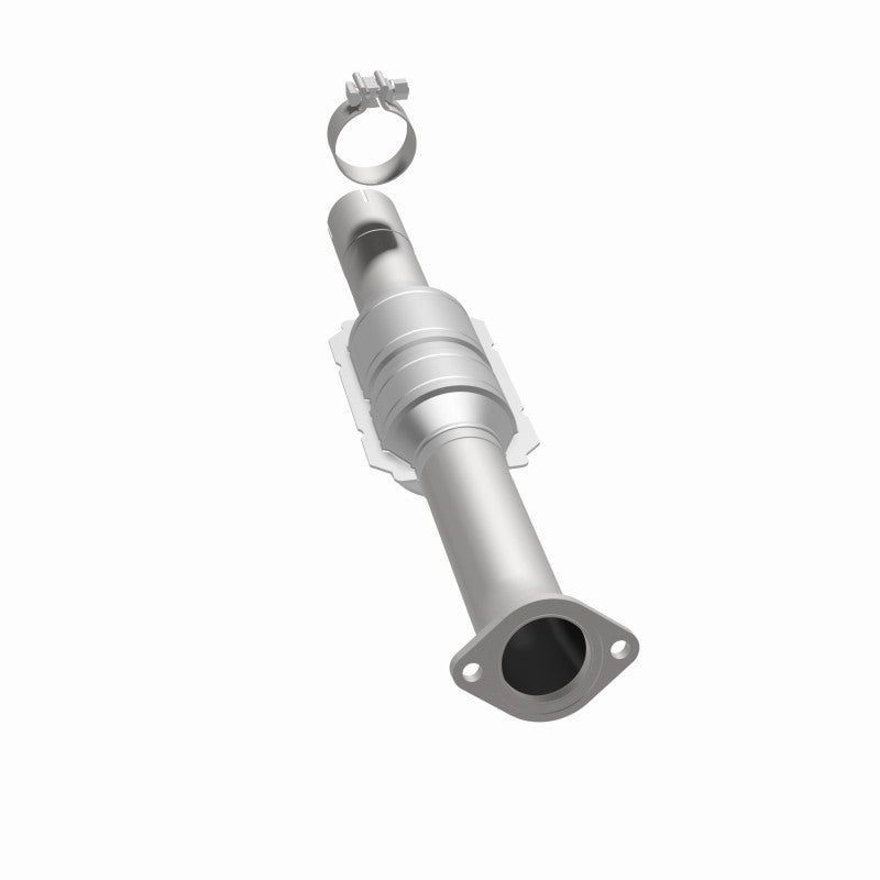 MagnaFlow 52108 oem grade direct-fit catalytic converter, opposite side view of the turntable spin