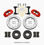 Wilwood Narrow Superlite 6R Front Kit 12.19in Drilled Red 63-87 C10 w/ Wilwood Pro Spindles