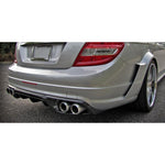 RennTech Diffuser With Exhaust Tips For Mercedes-Benz W204 C63 AMG - AutoTalent