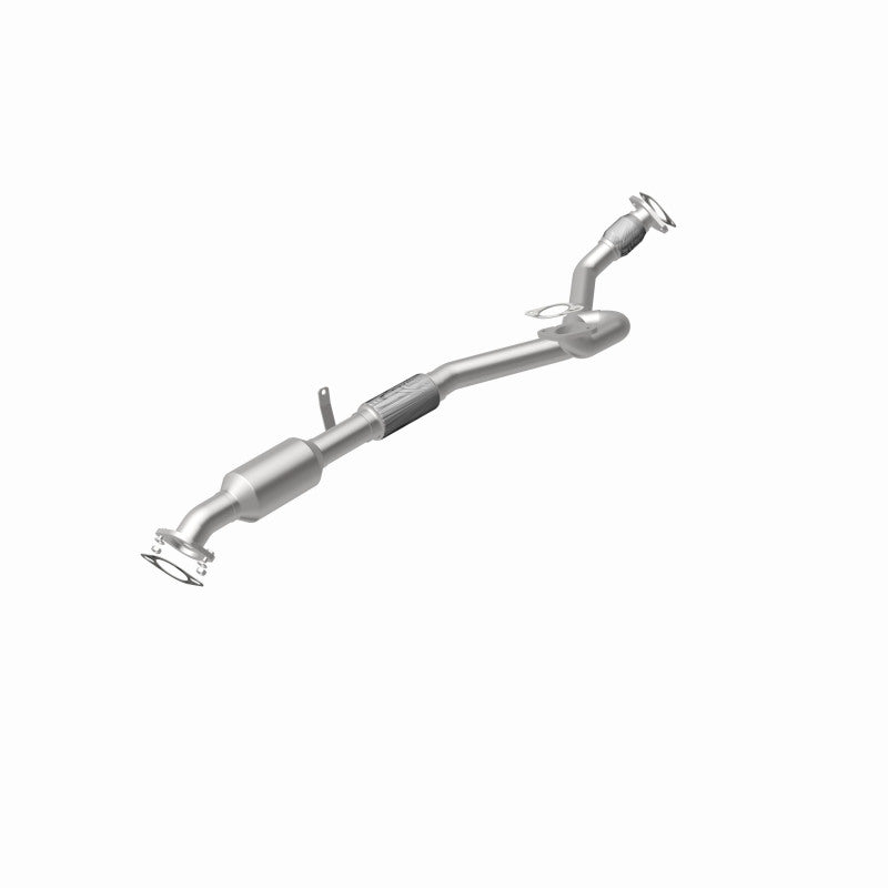 MagnaFlow 52896 oem grade direct-fit catalytic converter, rear view of the turntable spin