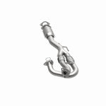 MagnaFlow 24213 hm grade direct-fit catalytic converter, opposite side view of the turntable spin