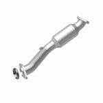 MagnaFlow 49733 oem grade direct-fit catalytic converter, rear view of the turntable spin
