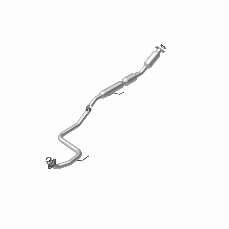 MagnaFlow 52159 oem grade direct-fit catalytic converter, rear view of the turntable spin