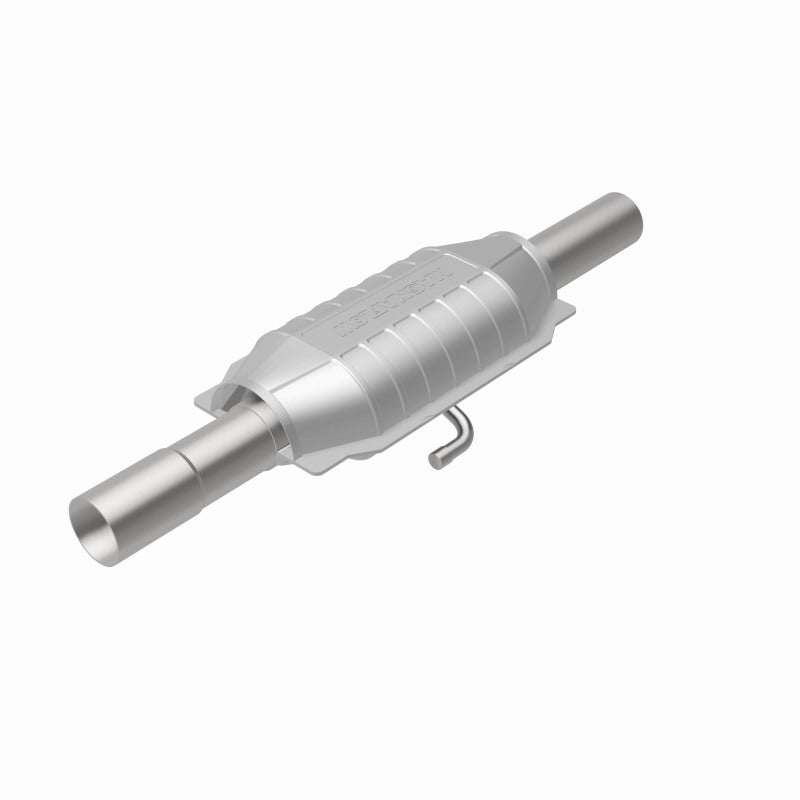 MagnaFlow 23404 hm grade direct-fit catalytic converter, rear view of the turntable spin