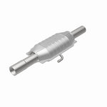 MagnaFlow 23404 hm grade direct-fit catalytic converter, rear view of the turntable spin