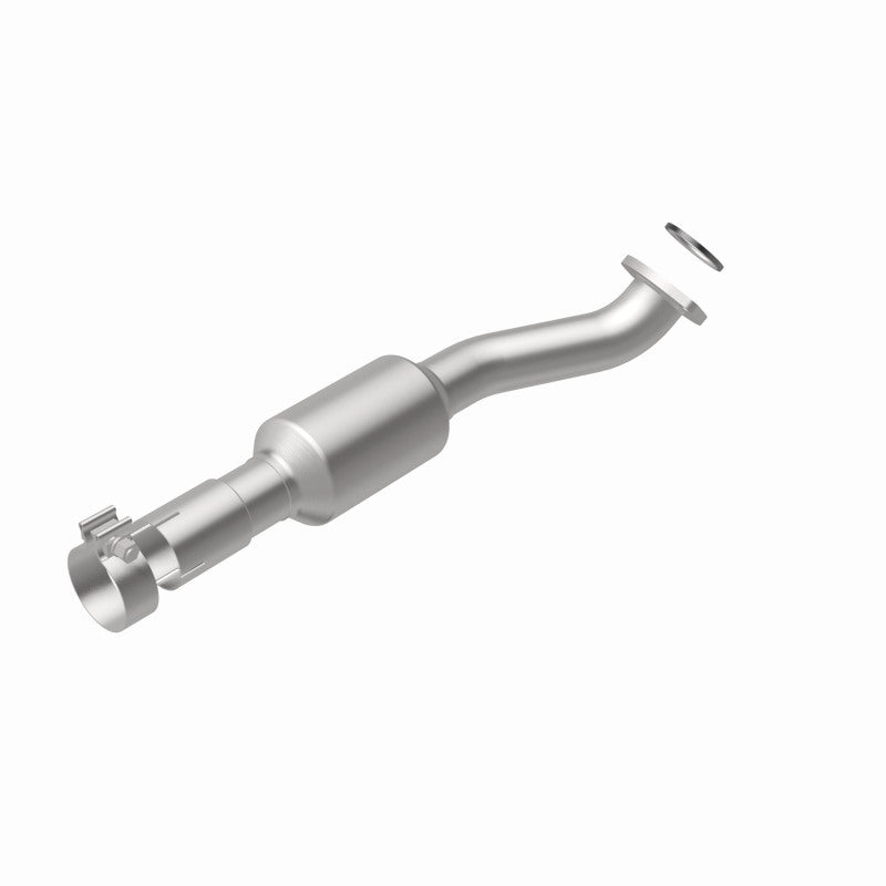 MagnaFlow 52544 oem grade direct-fit catalytic converter, rear view of the turntable spin