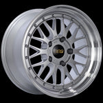 BBS LM 17x9 5x130 ET17 CB71.6 Diamond Silver Center Diamond Cut Lip Wheel
