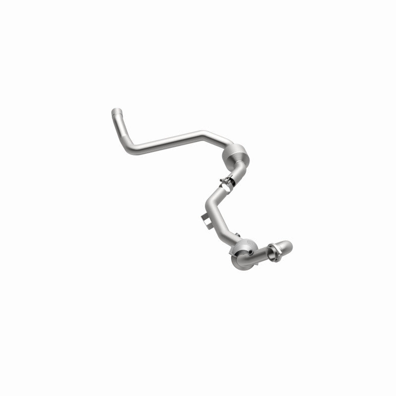 MagnaFlow 447263 carb direct-fit catalytic converter, opposite side view of the turntable spin