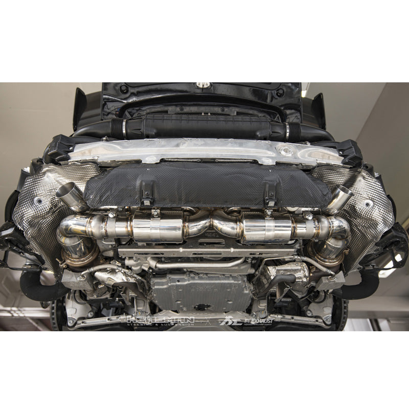 Fi Exhaust Axle-back System with Catless Downpipe for Porsche 991.2 GT2 RS 2018-2020