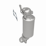 MagnaFlow 5531343 carb manifold converter, rear view of the turntable spin