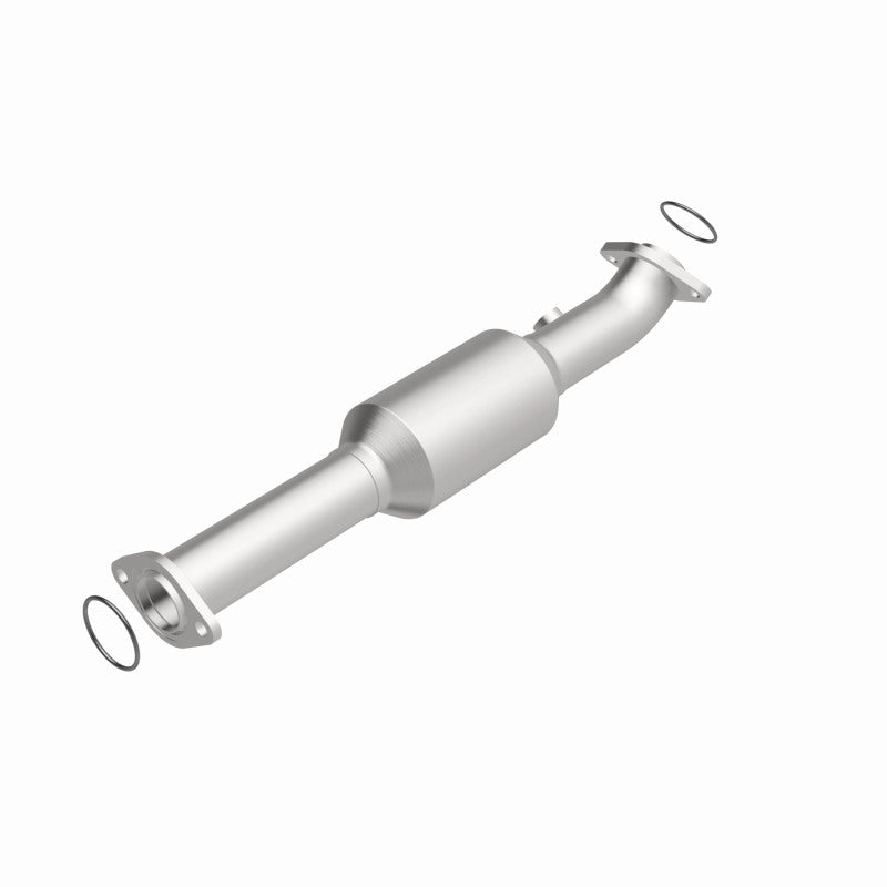 MagnaFlow 5491661 carb direct-fit catalytic converter, rear view of the turntable spin