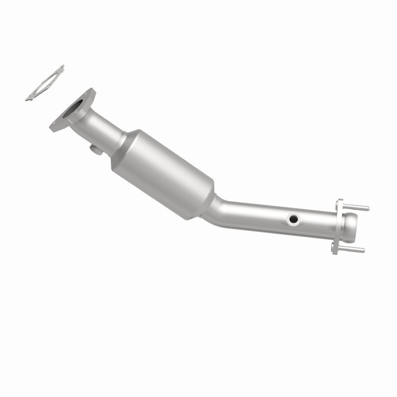 MagnaFlow 23489 hm grade direct-fit catalytic converter, side view of the turntable spin