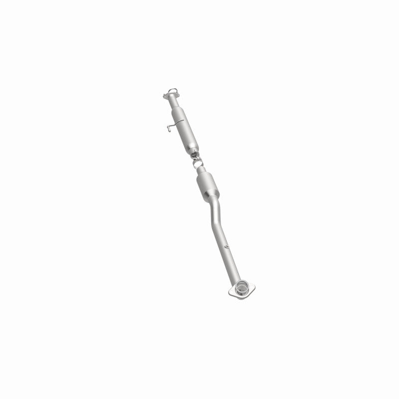 MagnaFlow 5571095 carb direct-fit catalytic converter, opposite side view of the turntable spin