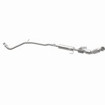 MagnaFlow 280460 oem grade direct-fit catalytic converter, opposite rear three-quarter view of the turntable spin