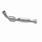 MagnaFlow 93144 hm grade direct-fit catalytic converter, side view of the turntable spin