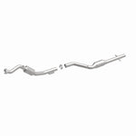 MagnaFlow 24008 hm grade direct-fit catalytic converter, front three-quarter view of the turntable spin