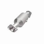 MagnaFlow 5461261 carb direct-fit catalytic converter, opposite front three-quarter view of the turntable spin