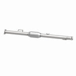 MagnaFlow 93663 hm grade direct-fit catalytic converter, side view of the turntable spin