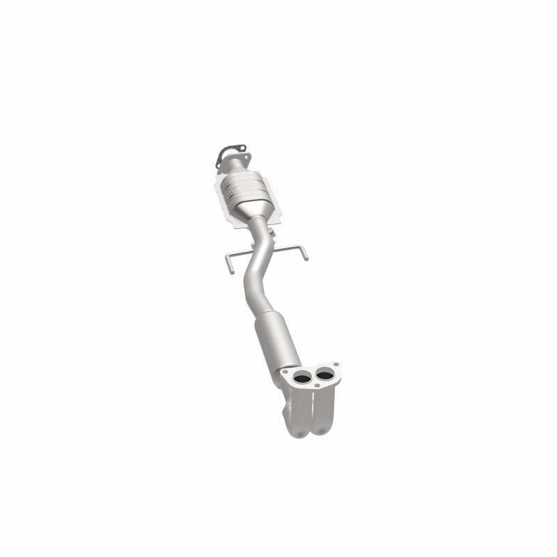MagnaFlow 52122 oem grade direct-fit catalytic converter, opposite side view of the turntable spin