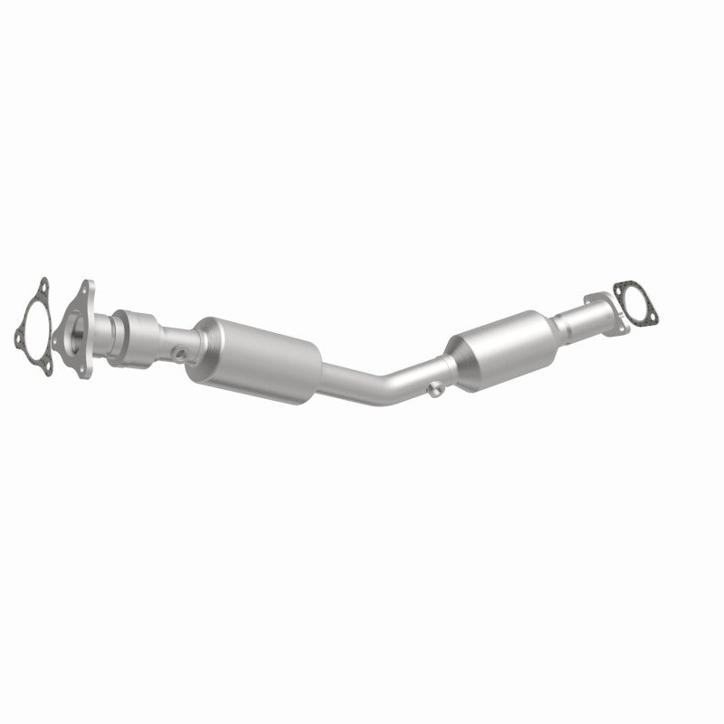 MagnaFlow 24197 hm grade direct-fit catalytic converter, front three-quarter view of the turntable spin