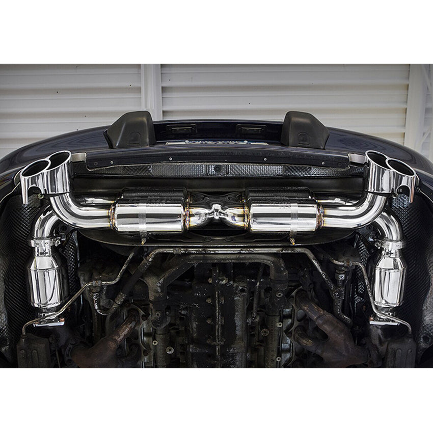 Fabspeed Supersport 70mm X-Pipe Exhaust System for Porsche 996 Turbo 2000-2005