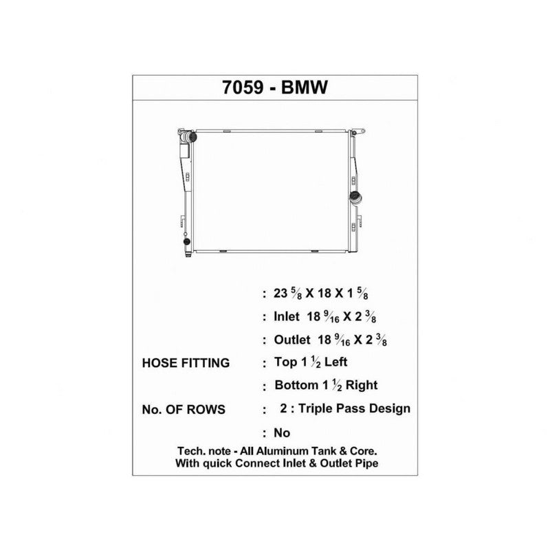 CSF Performance Radiator For BMW - Autotalent