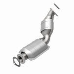 MagnaFlow 24082 hm grade direct-fit catalytic converter, rear view of the turntable spin