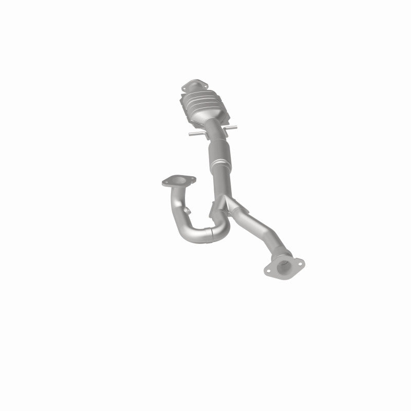 MagnaFlow 52000 oem grade direct-fit catalytic converter, opposite side view of the turntable spin