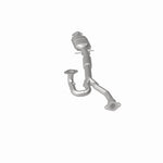 MagnaFlow 52000 oem grade direct-fit catalytic converter, opposite side view of the turntable spin