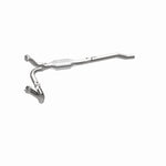 MagnaFlow 93614 hm grade direct-fit catalytic converter, opposite side view of the turntable spin