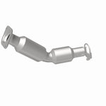 MagnaFlow 52455 oem grade direct-fit catalytic converter, front three-quarter view of the turntable spin