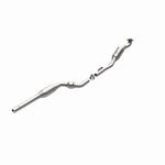 MagnaFlow 93289 hm grade direct-fit catalytic converter, rear view of the turntable spin