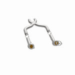 MagnaFlow 5561976 carb direct-fit catalytic converter, opposite side view of the turntable spin
