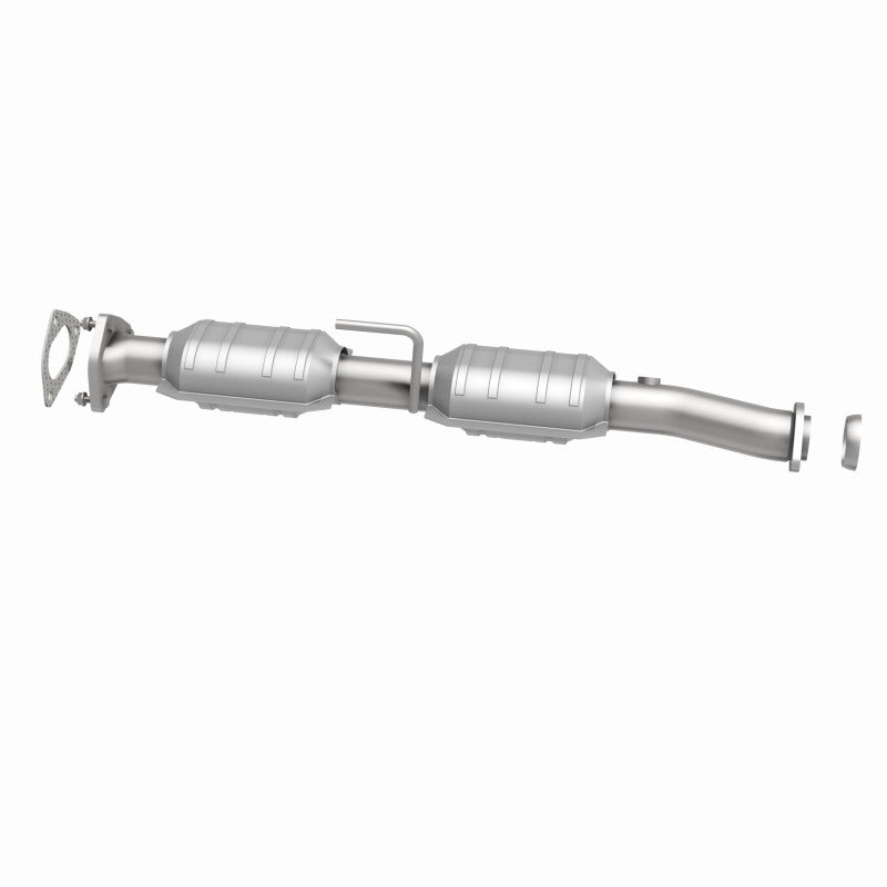 MagnaFlow 23541 hm grade direct-fit catalytic converter, side view of the turntable spin