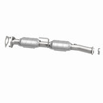 MagnaFlow 23541 hm grade direct-fit catalytic converter, side view of the turntable spin